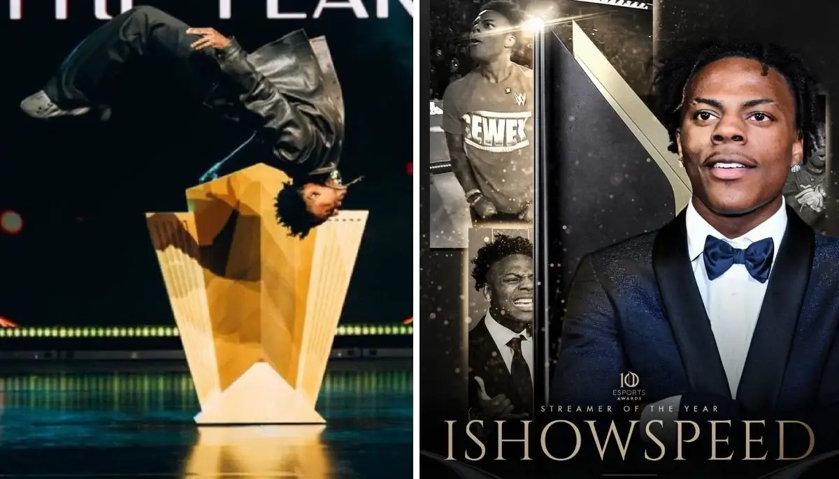 IShowSpeed es el “Streamer del Año” en los Esports Awards 2025: reacción viral, polémicas pasadas y por qué domina la escena